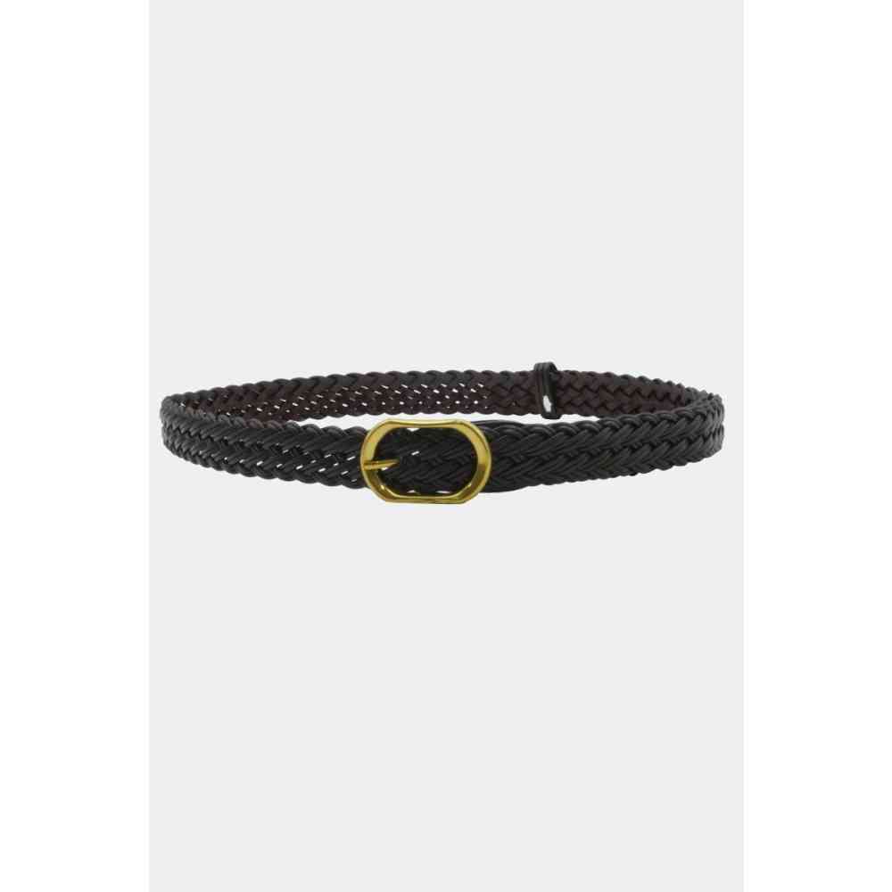 Voodoo Vixen - Plaited Leather Taillengürtel - Braun